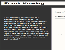 Tablet Screenshot of frankkowing.com